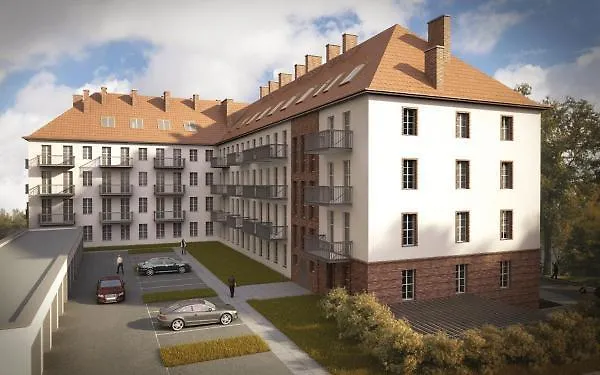 Апартаменти 555 Ogrod W Centrum No.1 Щецин